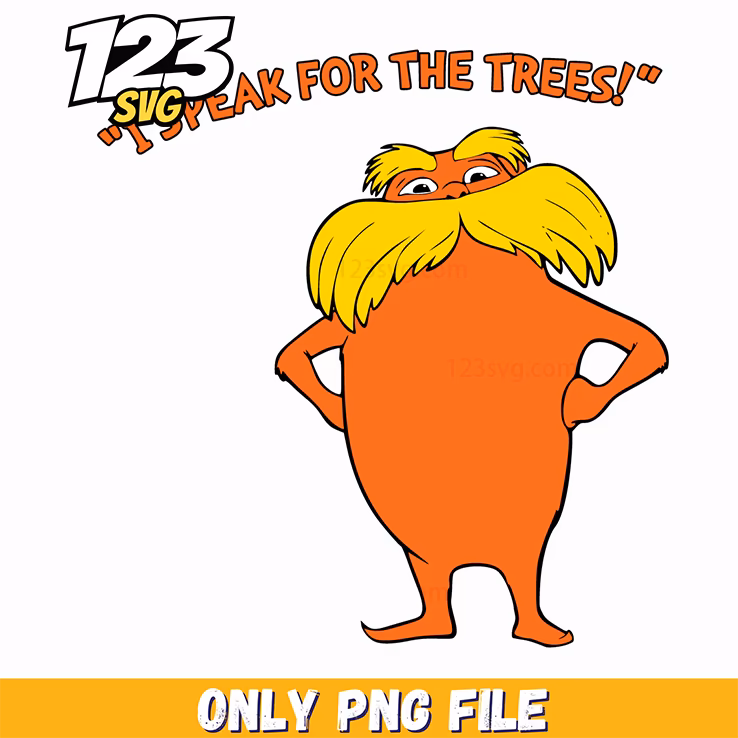 lorax i speak for the trees dr seuss png, christmas tree png, kpop zoey png