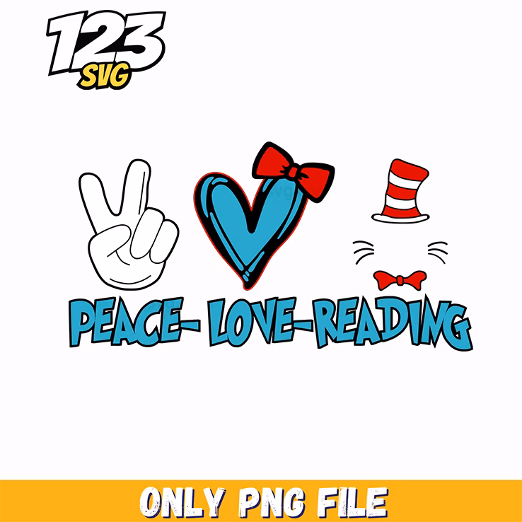 love reading heart dr seuss png, dr seuss characters png, casts of dr seuss png