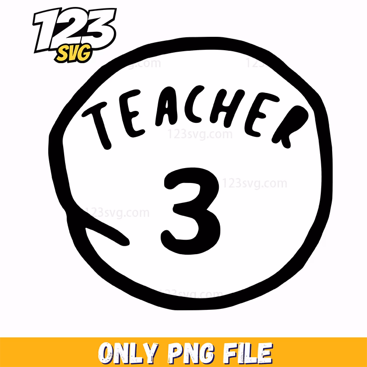 teacher 3 design dr seuss png, christmas music png, merry christmas png