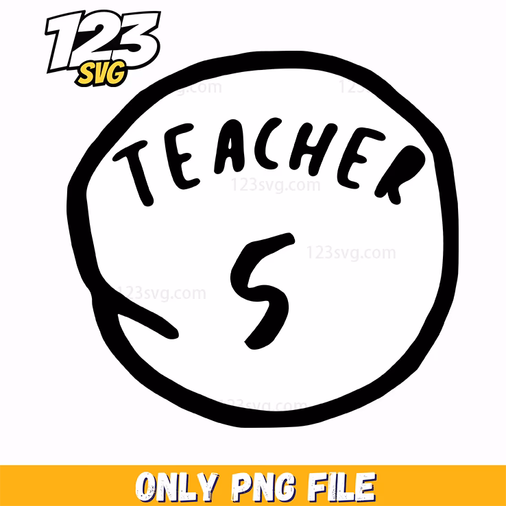 teacher 5 badge dr seuss png, dr seuss characters png, black teacher magic png