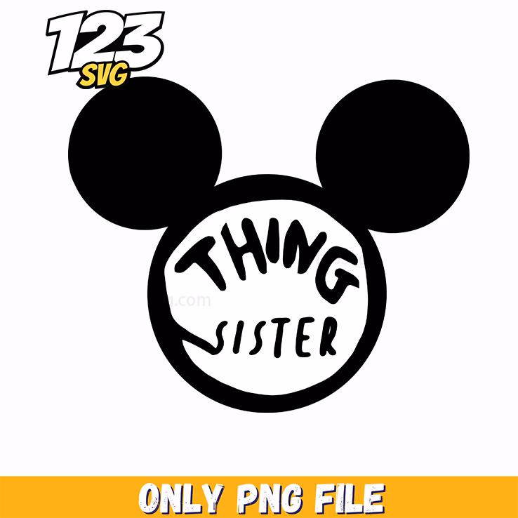 thing sisiter circle design dr seuss png, christmas design png, kpop cartoon png