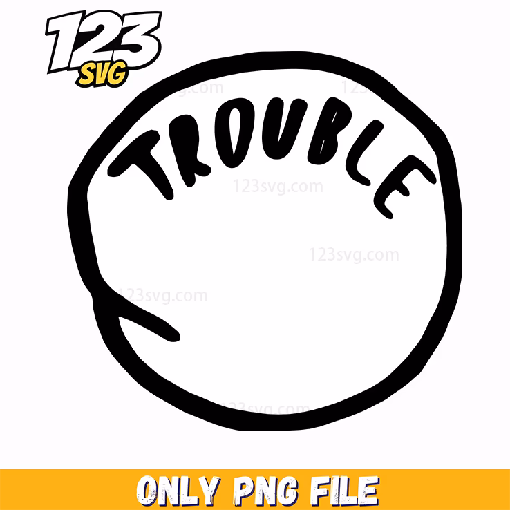 trouble circle outline dr seuss png, dr seuss characters valentine's day png, dr seuss characters png