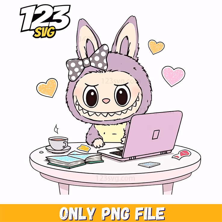 working girl labubu png, labubu girl graduate png, labubu clothes png