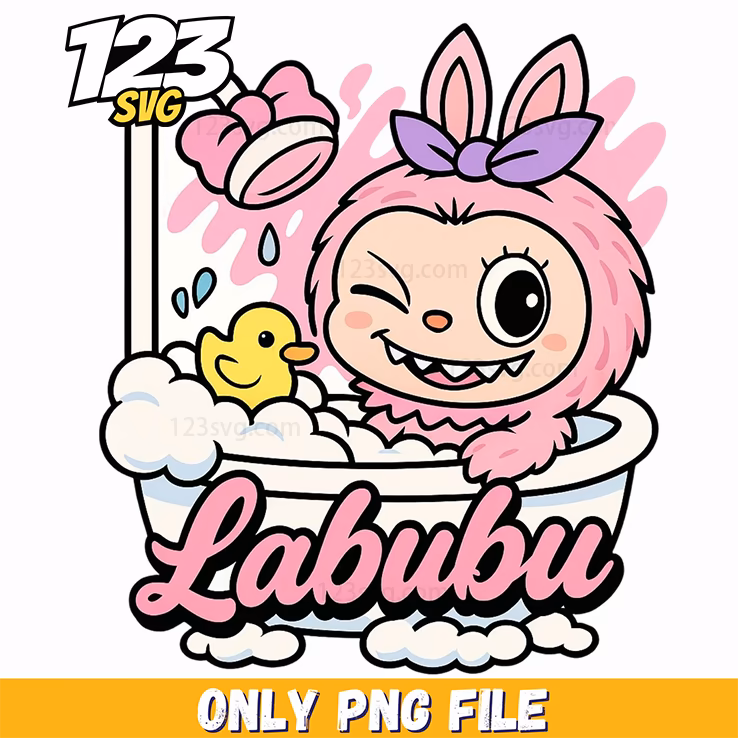 cute sweet labubu logo png, cute labubu png, cute labubu png