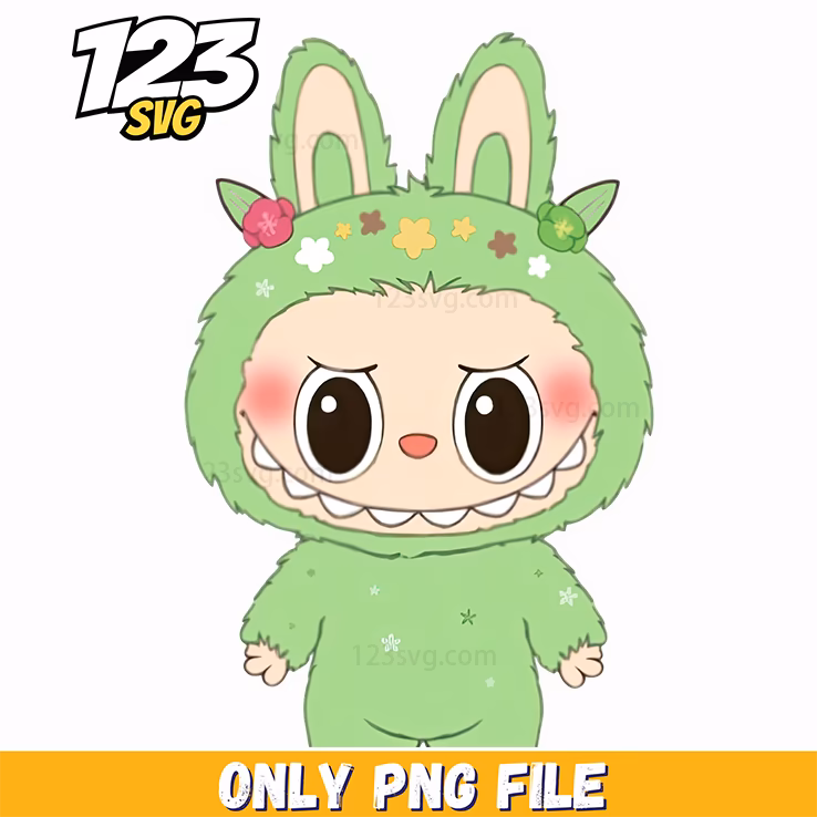grey bunny labubu png, grey labubu go to school png, labubu characters png