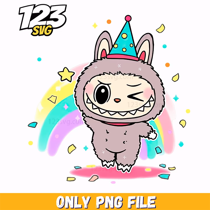 labubu rainbow png, cute labubu toys png, 5th grade labubu png