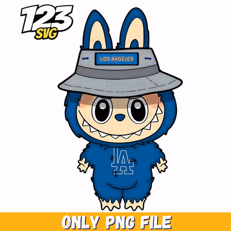 los angeles sports labubu png, all labubu png, labubu streetwear design png