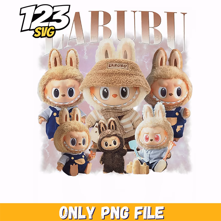 vintage labubu family png, labubu family png, labubu family png free download