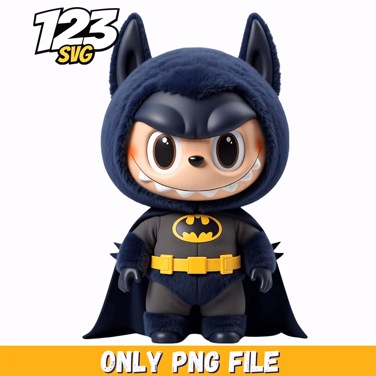 batman labubu png, batman labubu, labubu batman