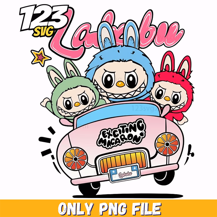 anime racing labubu png, labubu anime, labubu png