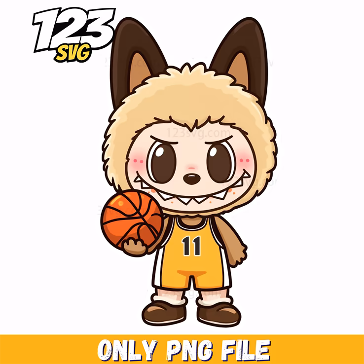 basketball bunny labubu png, basketball labubu png, labubu png basketball images