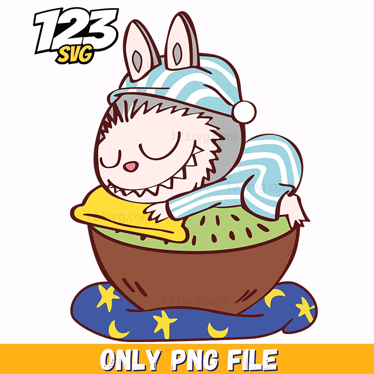 banana labubu png, labubu png clipart, labubu png image