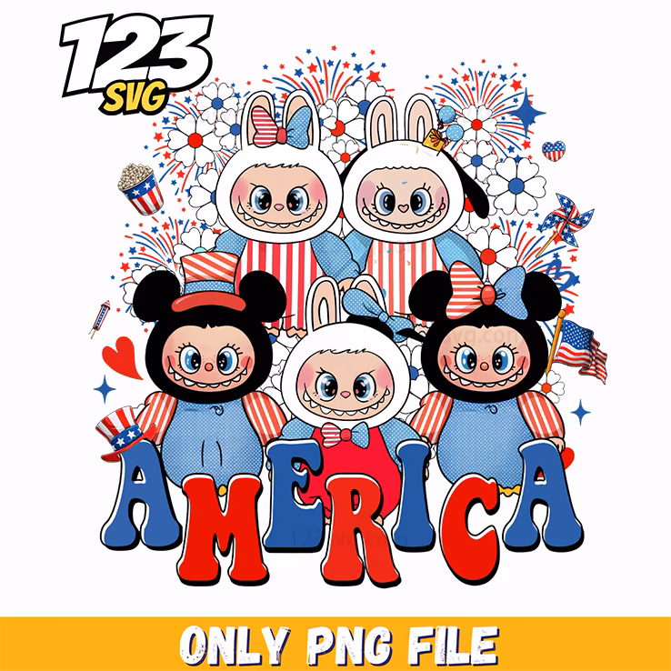 america labubu png, labubu, labubu png