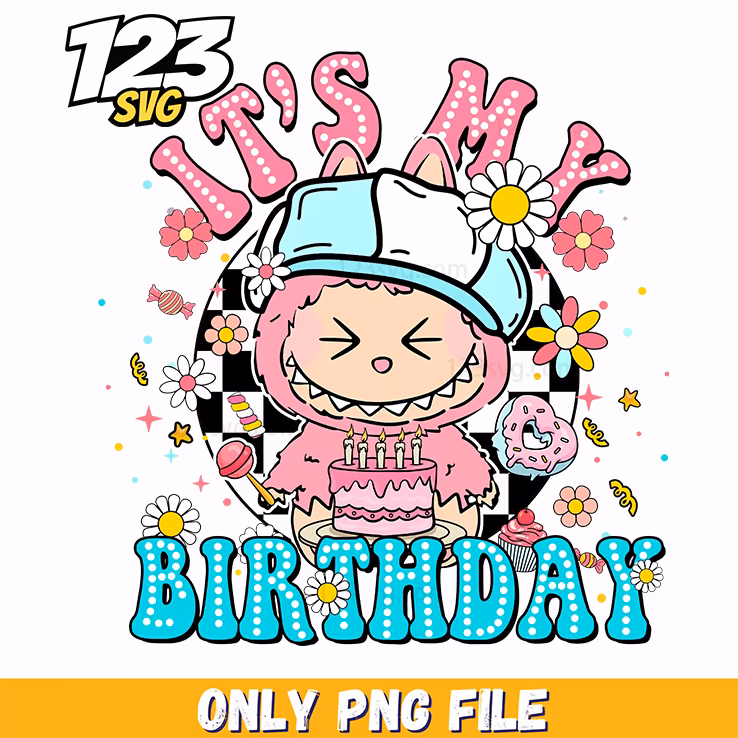 birthday cake labubu png, labubu birthday cake, labubu cake topper