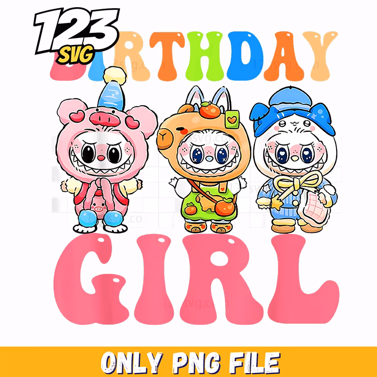 birthday girl labubu, labubu birthday, labubu costume