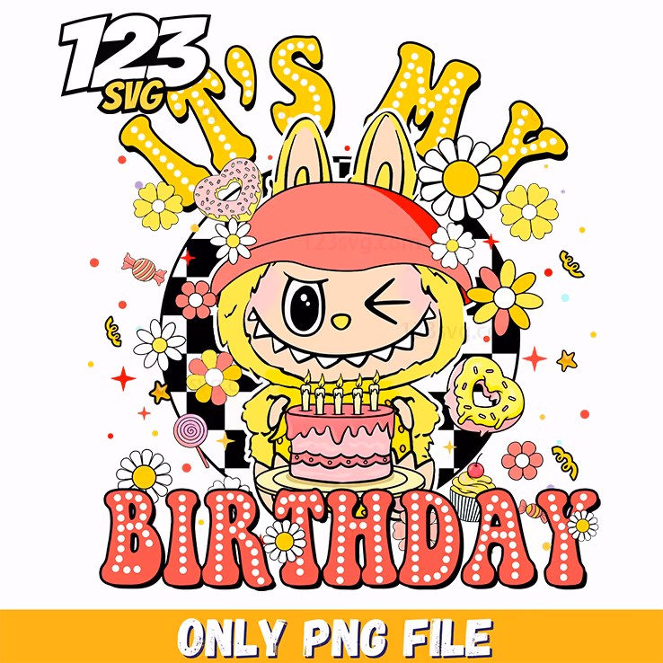 birthday girl labubu funny png, labubu funny png, labubu funny girl png