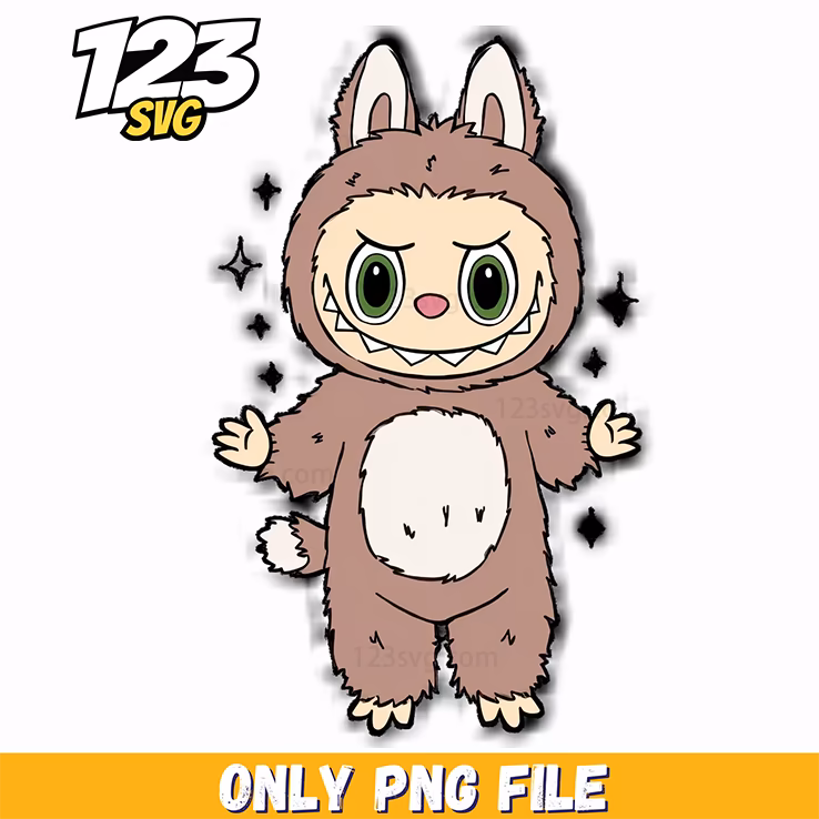 brown kawaii labubu png, labubu kawaii cute, kawaii labubu characters