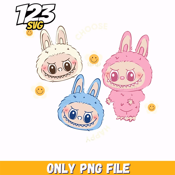 choose happy labubu png, labubu png, labubu happy png