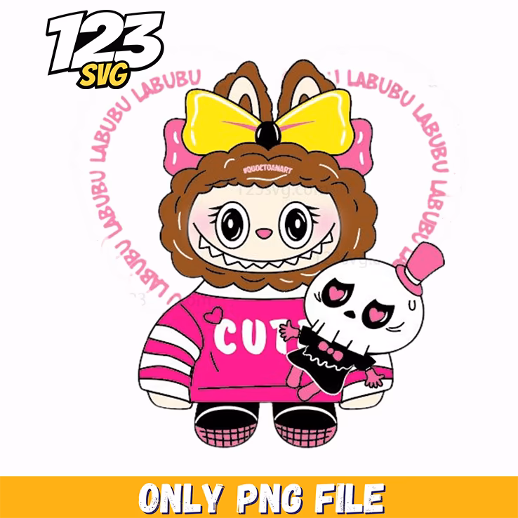 cute emo labubu png, labubu cute, emo labubu png