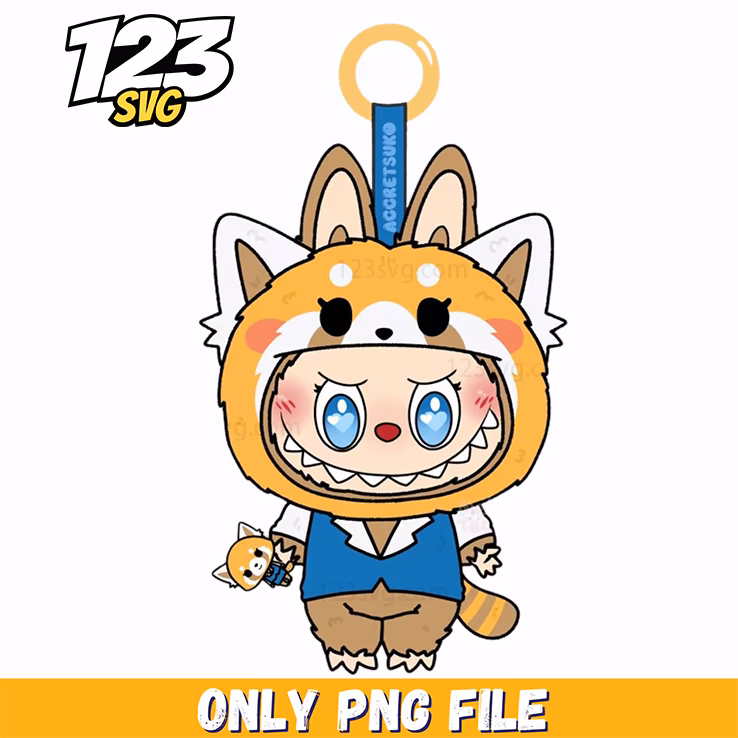 fox pilot labubu png, labubu anime, labubu png