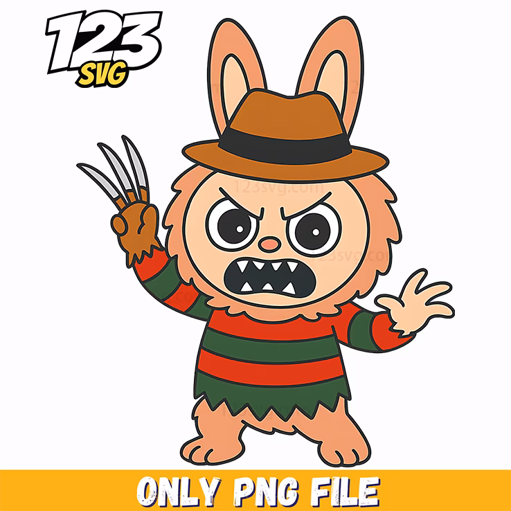 freddy krueger bunny png, freddy krueger bunny, a nightmare on freddy krueger