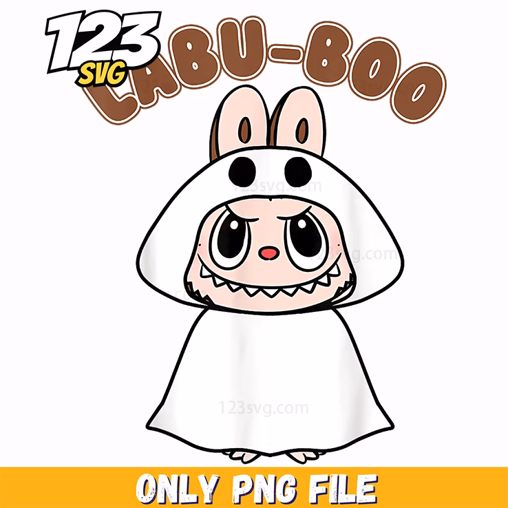 ghost labubu png, labubu png, labubu png transparent