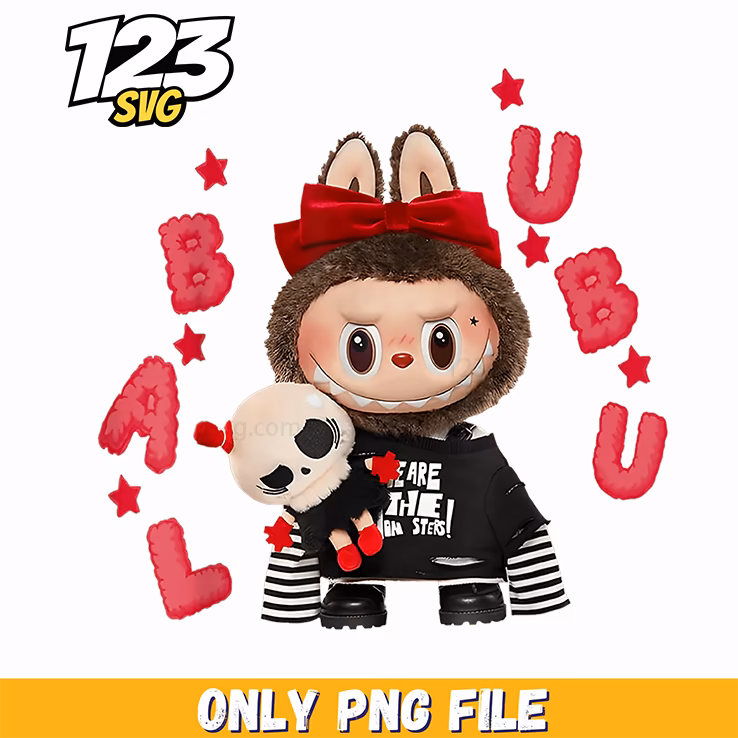 gothic labubu plush png, labubu plush, labubu plush toys