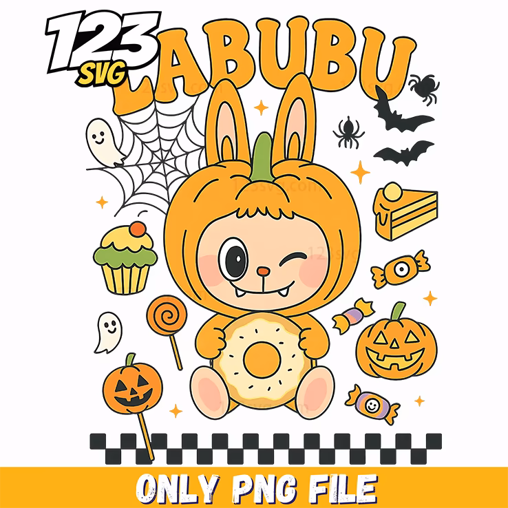 halloween candy bunny png, halloween bunny candy png, bunny halloween candy png