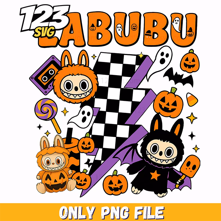 halloween typography labubu png, halloween typography png, halloween typography fonts