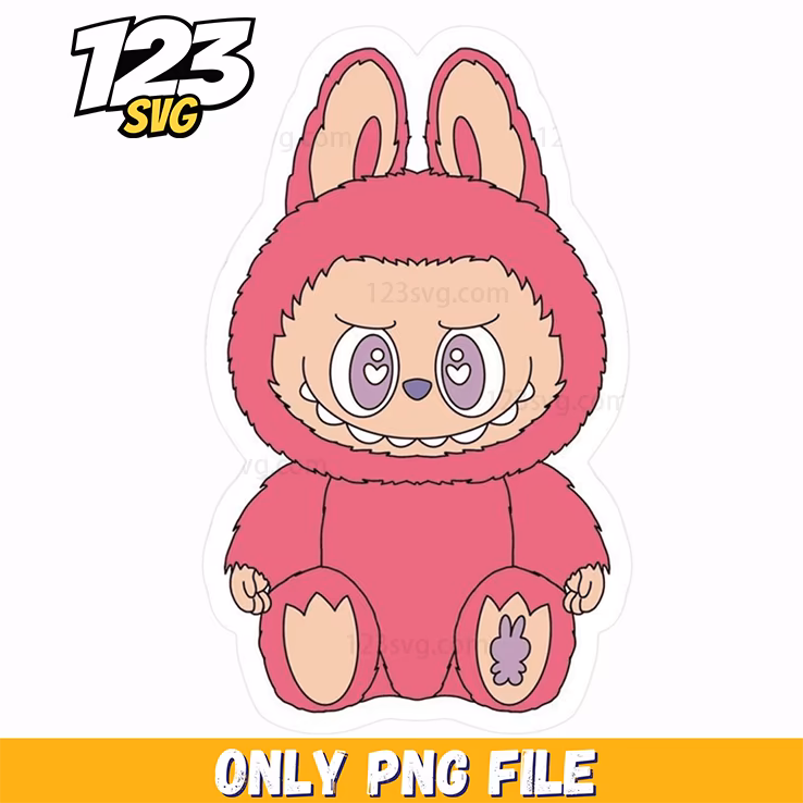 hot pink labubu png, labubu png download, labubu png images