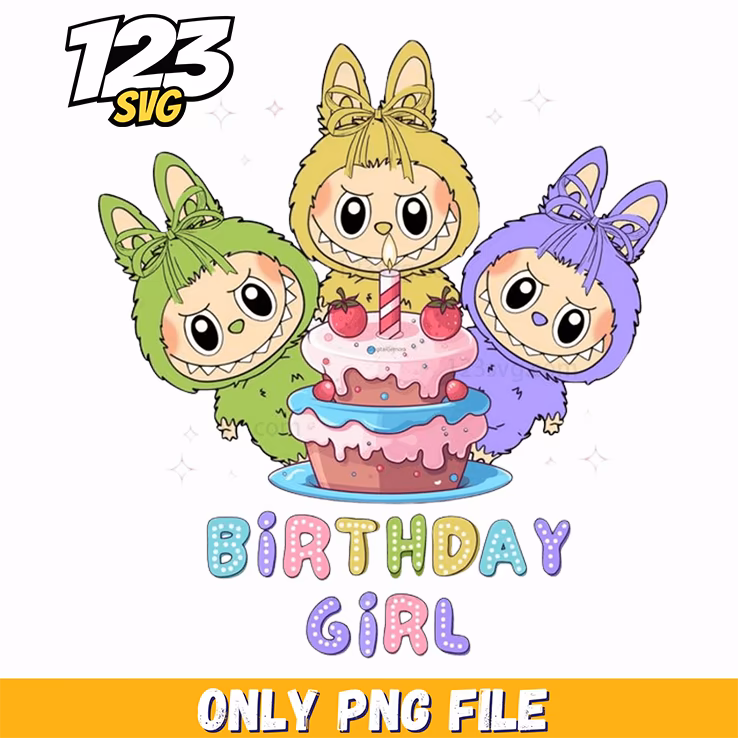 labubu birthday cake party png, happy birthday labubu cake, labubu birthday cake design