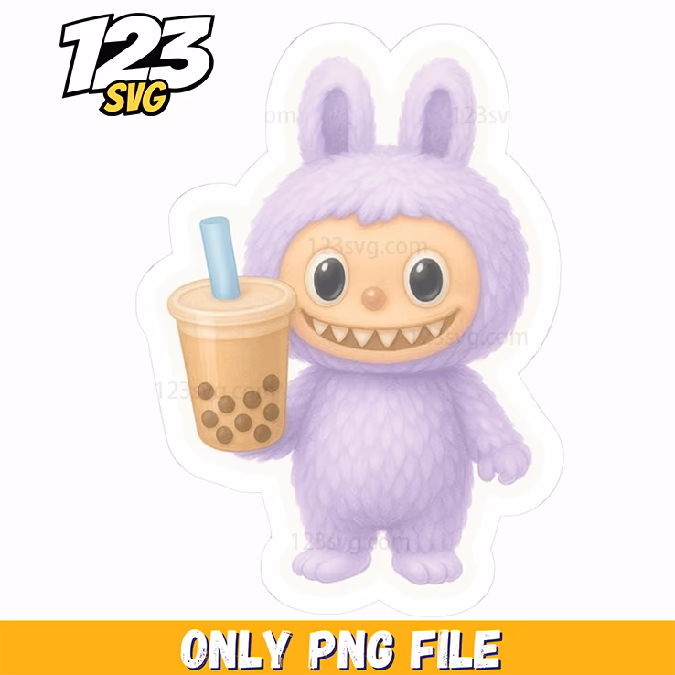 labubu bubble tea sticker png, bubble tea sticker png free, bubble tea stickers png