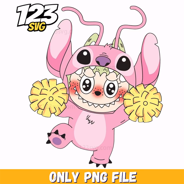 labubu cheerleader kawaii png, cute kawaii cheerleader png, kawaii cheerleader png clipart