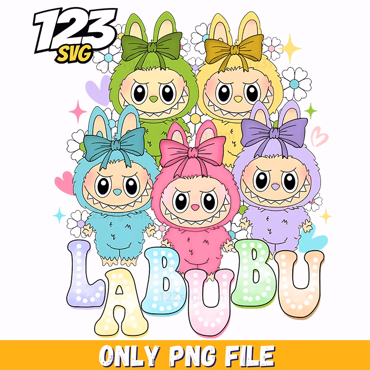 labubu family png, labubu family, labubu png