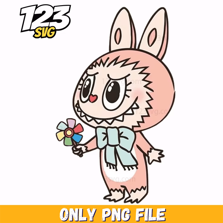 labubu flower aesthetic png, flower aesthetic png free, kawaii flower aesthetic png