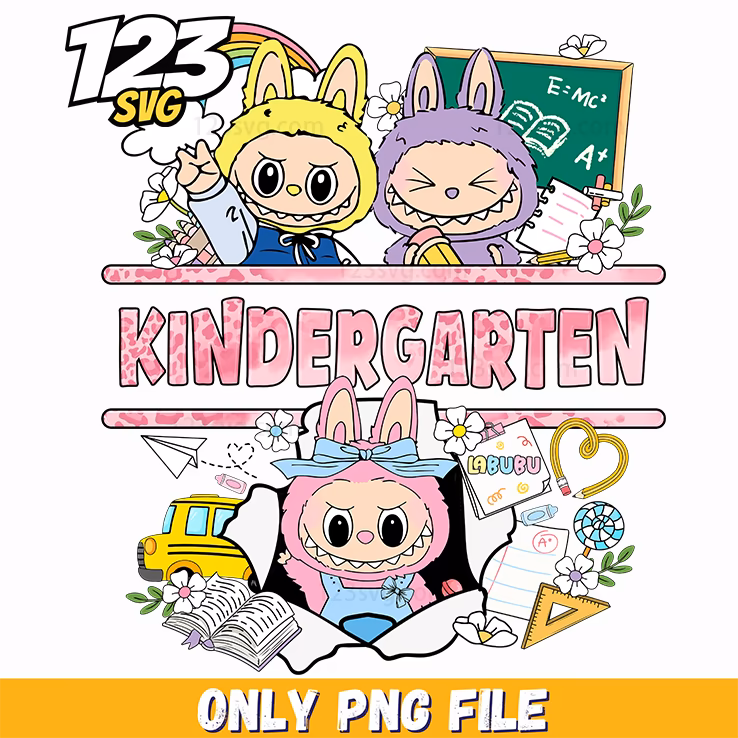 labubu kindergarten school png, kindergarten labubu png, kindergarten labubu school