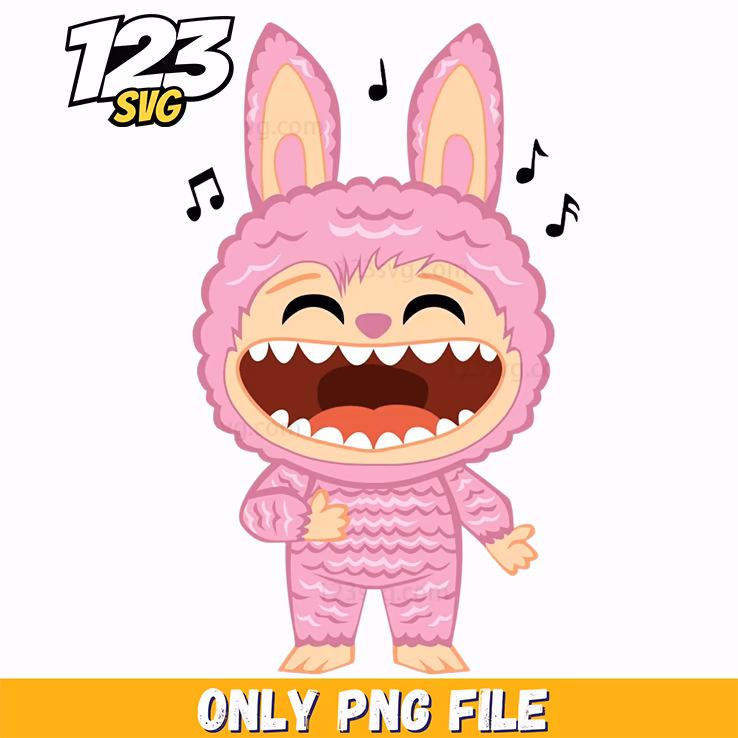 labubu laughing bunny png, cute labubu characters, labubu laughing character