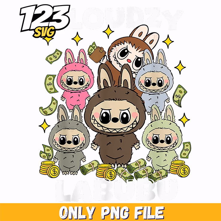 labubu monsters family png, kawaii monsters family png, cute monster family png