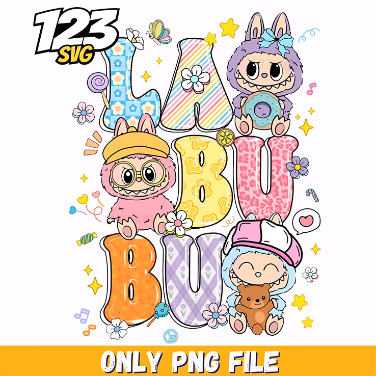 labubu name art png, labubu name art, labubu character art