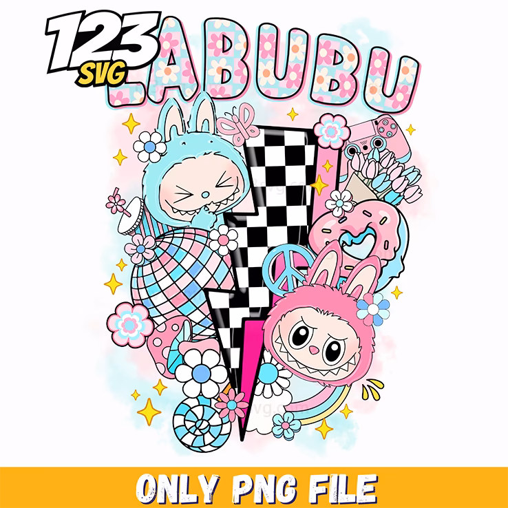 labubu pastel aesthetic collage png, pastel aesthetic collage, pastel collage aesthetic