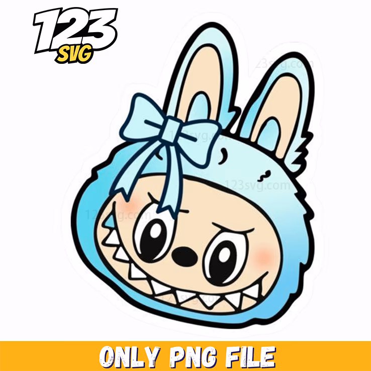 labubu pastel bow badge png, pastel bow badge png, bow badge png