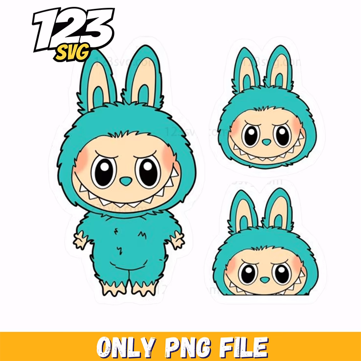 labubu pastel bunny stickers png, labubu pastel stickers, bunny stickers png
