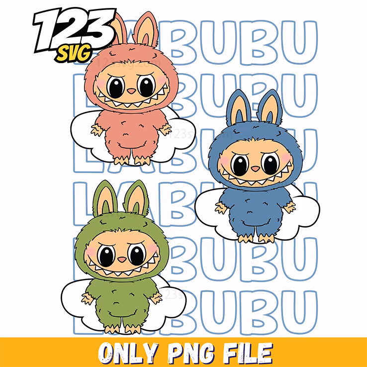 labubu plush bundle png, adorable labubu plush, labubu plush toys