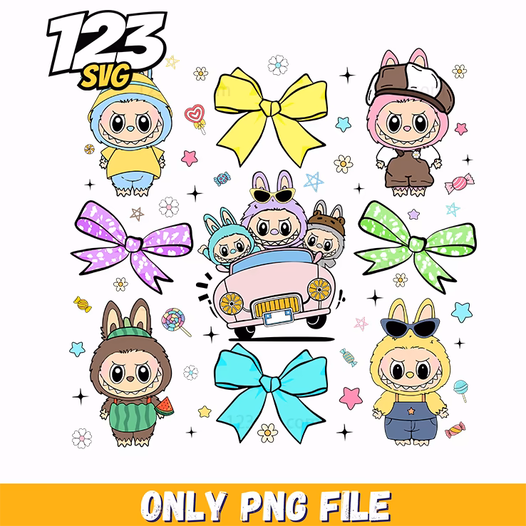 labubu portrait scrapbook png, labubu portrait svg, labubu free portrait scrapbook