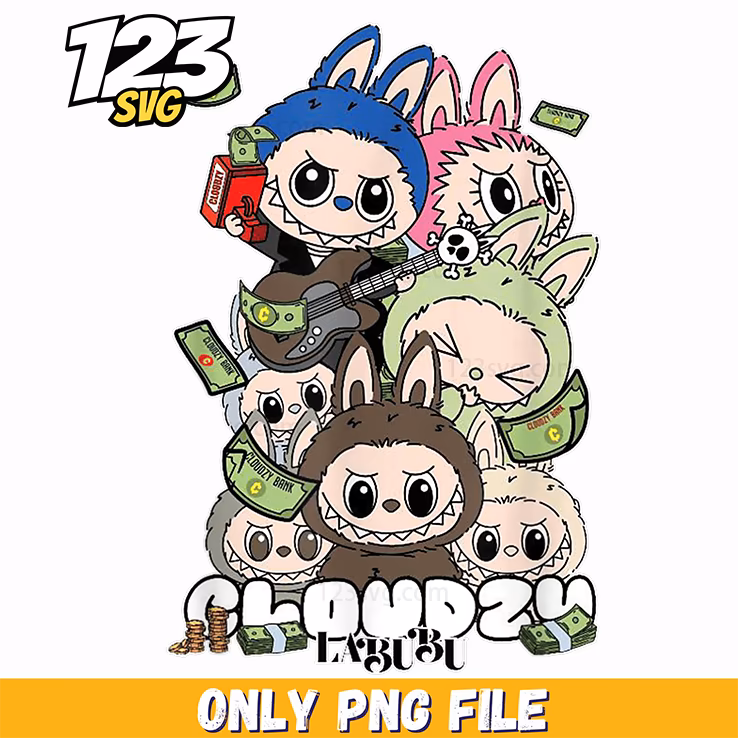 labubu punk rock collage png, punk rock collage art, rock collage png