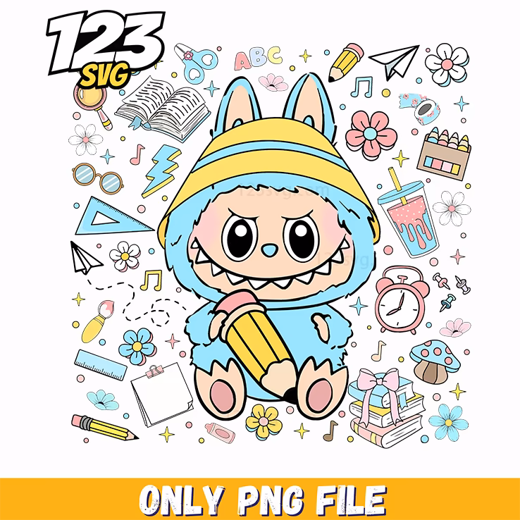 labubu school clipart png funny, clipart funny school, funny school clipart
