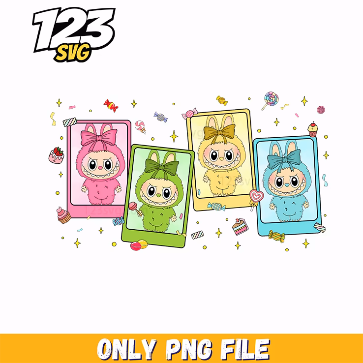 labubu sticker collage png, labubu sticker collage, labubu sticker maker