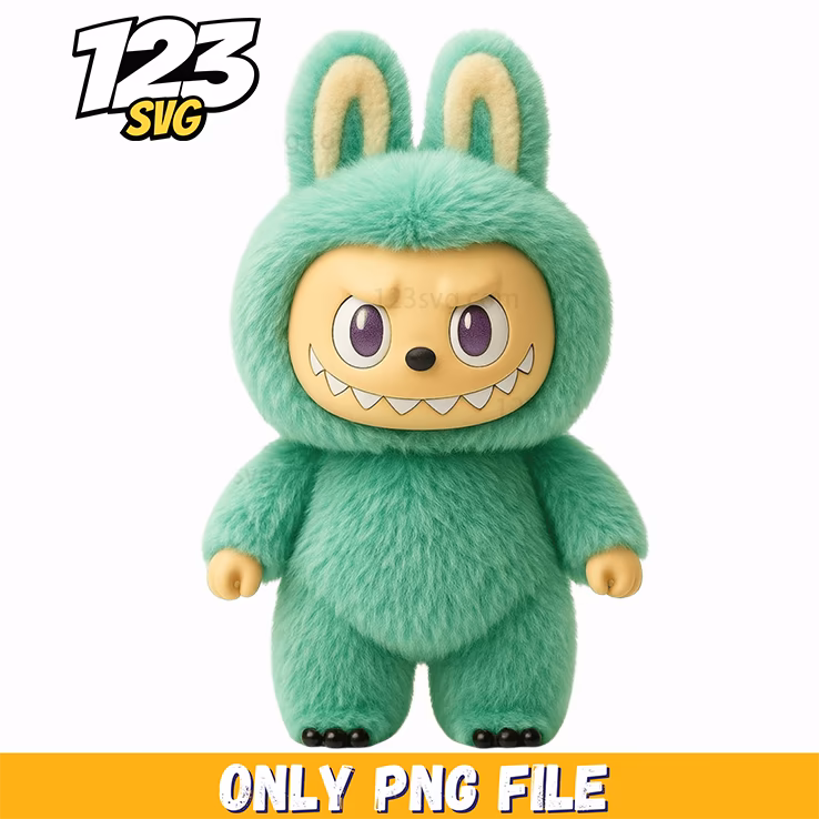 mint fluffy bunny labubu png, labubu cute labubu, labubu cute fluffy bunny png