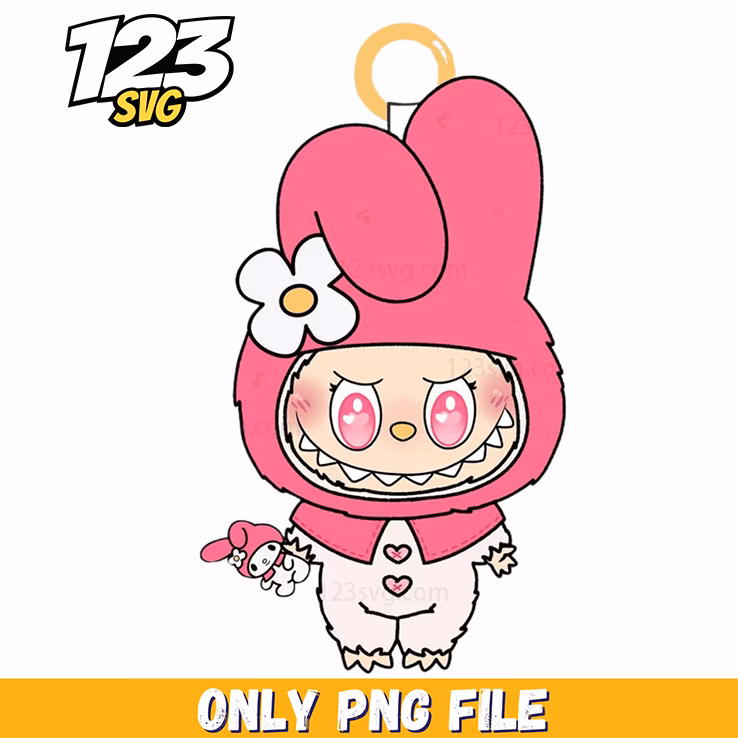 my melody labubu png, labubu png images, labubu png free download