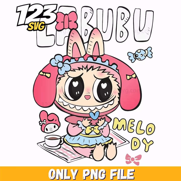 my melody study labubu png, labubu study, labubu png study resources